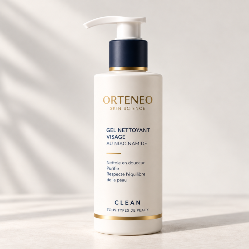 Gel Nettoyant Visage au Niacinamide — ORTENEO Skin Science